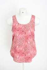 blusa yessica feminina estampada com barra mullet
