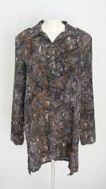 camisa nabilera feminina estampada