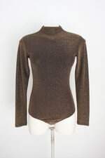 body joge feminino dourado