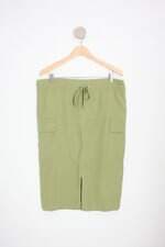 saia PA Concept feminina verde com fenda