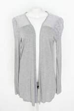 cardigan cast you feminino cinza com renda