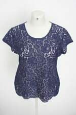 blusa vanheusen feminina azul