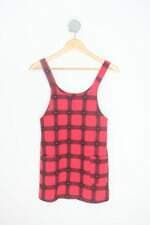 vestido kids vermelho xadrez