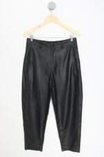 calça de tecido Zara feminina preta