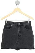 saia jeans Cotton On feminina cinza