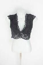 cropped limelight feminino preto com forro