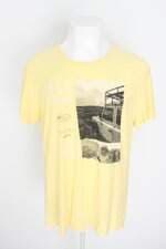 camiseta malwee masculina amarela estampada