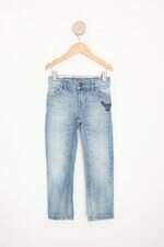 calça lacoste infantil azul