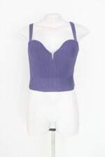 cropped paola bernardi feminino azul