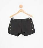 shorts feminino preto