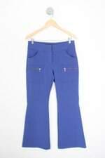 calça de tecido princess feminina azul