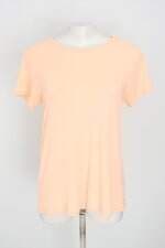 blusa esportiva get over feminina laranja com barra mullet