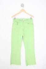 calça de sarja zara feminina verde