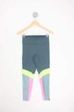 calça esportiva body for sure feminina colorida com recortes