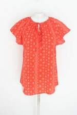 blusa urbanic feminina laranja estampada