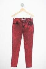 calça de sarja marisa feminina vermelha
