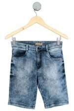 bermuda jeans bracket kids azul