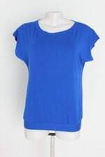blusa coqueta feminina azul