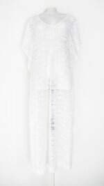 saída de praia mustique feminino branco com fenda