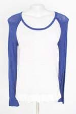 blusa rag & bone feminino bicolor com recortes