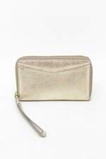 carteira Fossil feminina dourada