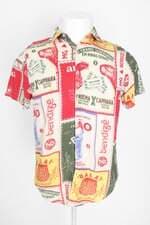 camisa bendizê masculina estampada