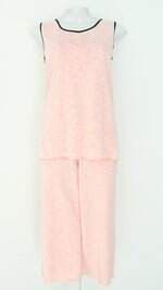 conjunto de pijama jogê feminino vermelho com cós com elástico