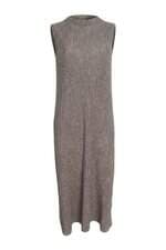 Vestido Midi Feminino Zara Canelado Marrom