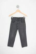calça jeans  mega teen kids cinza