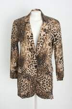 blazer feminino animal print