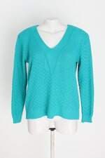 blusa de tricô rancho das malhas feminina verde