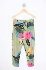 calça de tecido munny feminina estampada