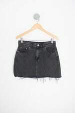 saia jeans renner feminina preta