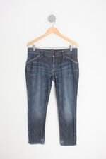 calça jeans armani exchange feminina azul