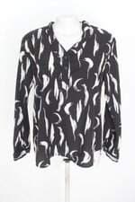 blusa manga longa feminina estampada 