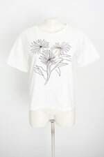 blusa marisa feminina off white com silk