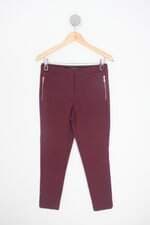 calça de tecido C&A feminina vermelha