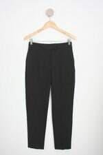 calça de tecido warehouse feminina preta