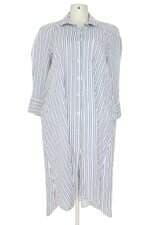 vestido chemise midi Zara feminino listrado