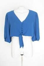 cropped mob feminino azul