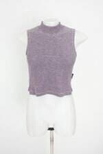 blusa cropped baw clothing feminina roxa listrada