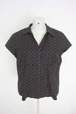 Camisa Preta com Poás style & co. 