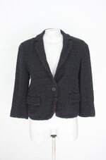 blazer sisley feminino preto