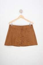 saia C&A feminina marrom