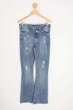 calça jeans marisa feminina azul