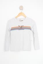blusa hering kids cinza com silk