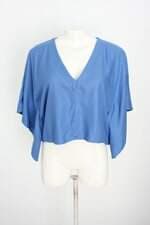 blusa dzarm feminina azul