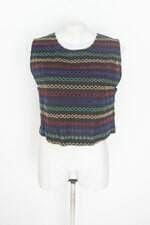 blusa farm feminina preta com bordado e forro