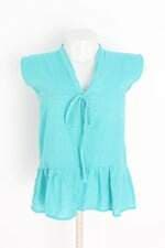 blusa feminina azul