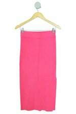 saia Zara feminina rosa com fenda